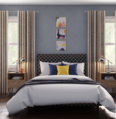 Eclectic, Preppy Living Room Design by Rhonda Stanbury Interior Designer Candace