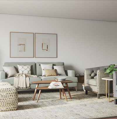 Midcentury Modern Living Room Design by Rhonda Stanbury Interior Designer Jennifer