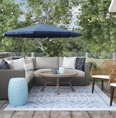 Coastal, Farmhouse Outdoor Space Design by Rhonda Stanbury Interior Designer Amelia