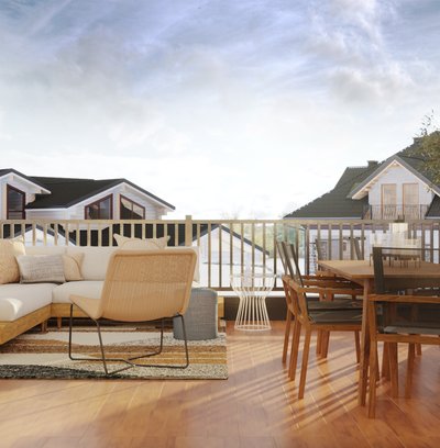 Modern, Midcentury Modern, Scandinavian Outdoor Space Design by Rhonda Stanbury Interior Designer Abril