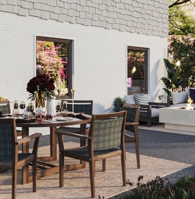 Classic Outdoor Space Design by Rhonda Stanbury Interior Designer Sara