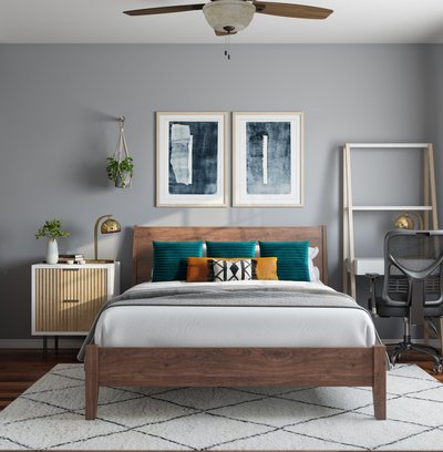 Modern, Midcentury Modern Bedroom Design by Rhonda Stanbury Interior Designer Francisco