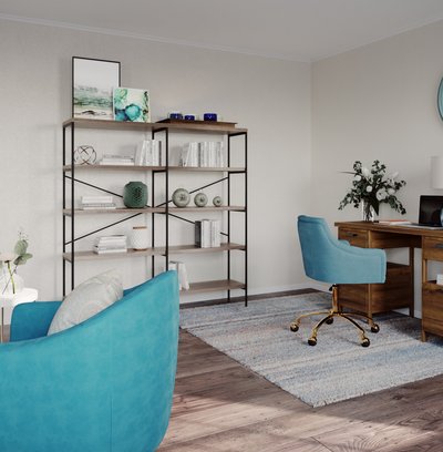 Contemporary, Coastal, Farmhouse Reading Room Design by Rhonda Stanbury Interior Designer Pamela