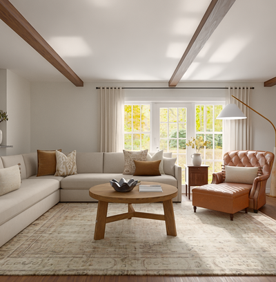 Classic, Rustic, Organic Modern, Warm Transitional, Modern Cottage Living Room Design by Rhonda Stanbury Interior Designer Alyssa