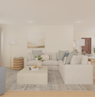 Organic Modern, Warm Transitional Living Room Design by Rhonda Stanbury Interior Designer Katie