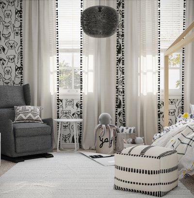 Modern, Classic, Transitional Nursery Design by Rhonda Stanbury Interior Designer Marisa