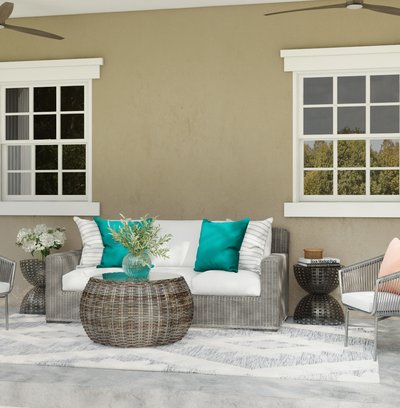 Contemporary, Modern, Bohemian, Coastal, Global, Midcentury Modern, Minimal, Scandinavian Not Sure Yet Design by Rhonda Stanbury Interior Designer Rebecca