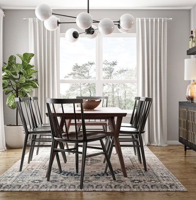 Contemporary, Farmhouse Dining Room Design by Rhonda Stanbury Interior Designer Courtney