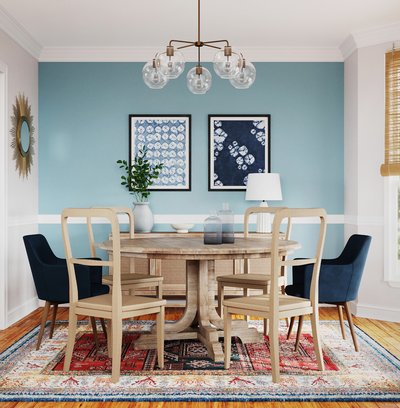 Eclectic, Coastal, Transitional, Classic Contemporary Dining Room Design by Rhonda Stanbury Interior Designer Hayley