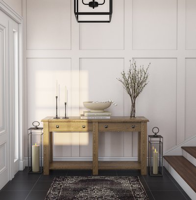 Contemporary, Traditional, Farmhouse, Rustic, Transitional Entryway Design by Rhonda Stanbury Interior Designer Daniela