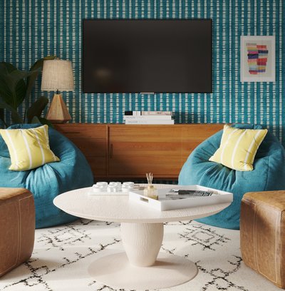 Contemporary, Classic, Midcentury Modern, Scandinavian Playroom Design by Rhonda Stanbury Interior Designer Amanda