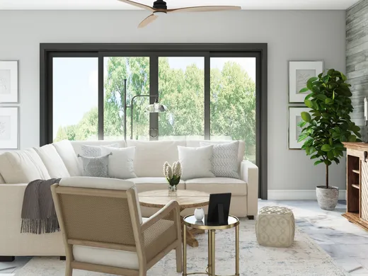 Living Room · Coastal designed by Elizabeth