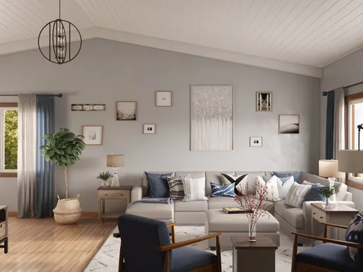 Living Room · Modern designed by Crystal