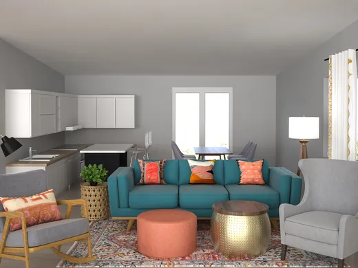 Living Room · Bohemian designed by Cristina