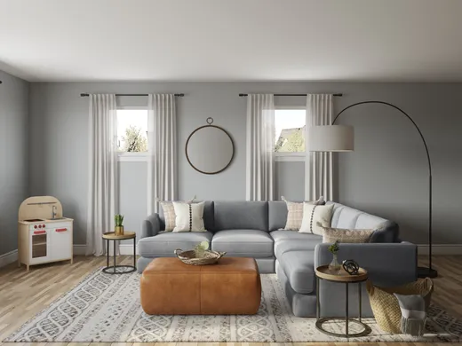 Living Room · Contemporary designed by Jamie