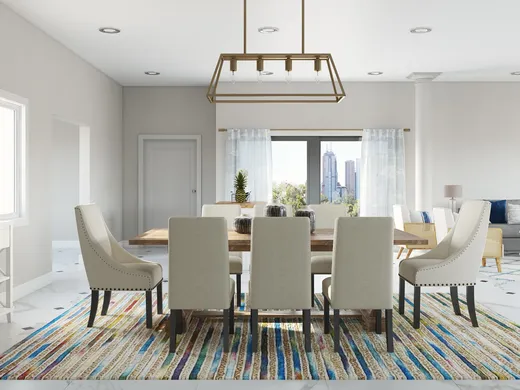 Dining Room · Contemporary designed by Erica