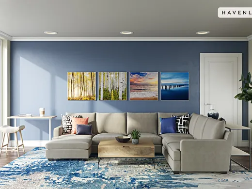 Living Room · Contemporary designed by Chanel