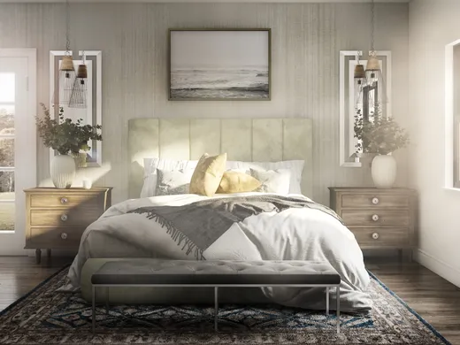 Bedroom designed by Nicole