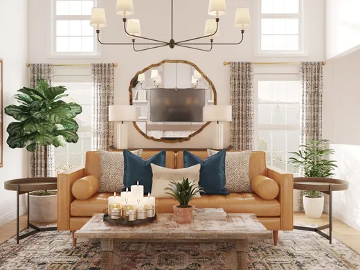 Living Room · Eclectic designed by Matthew