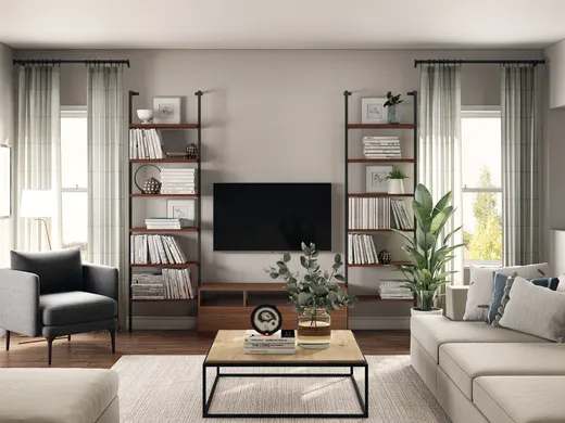 Living Room · Contemporary designed by Hannah