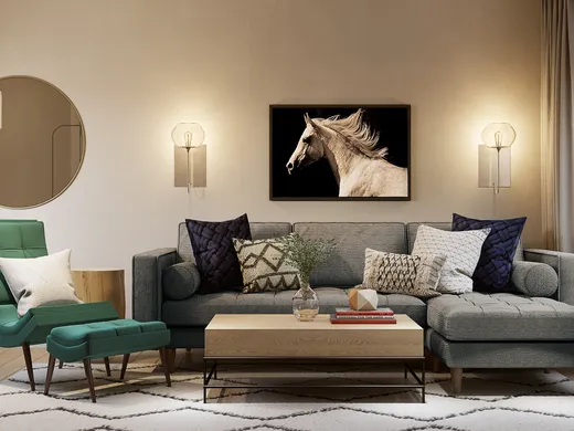 Living Room · Bohemian designed by Haley