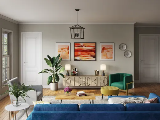 Living Room · Contemporary designed by Hanna