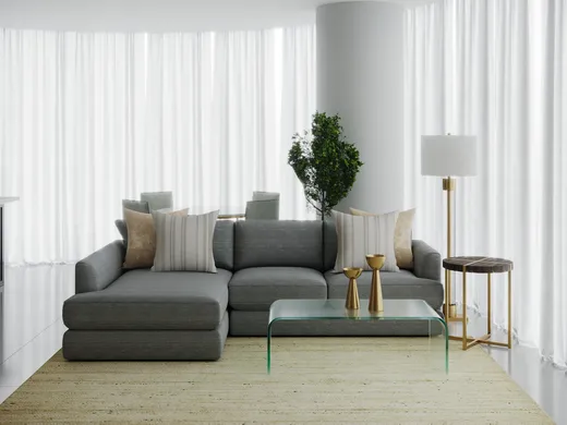 Living Room · Transitional designed by Anny