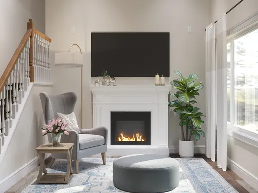 Living Room · Farmhouse designed by Crystal