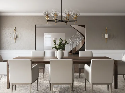 Dining Room · Contemporary designed by Lisa