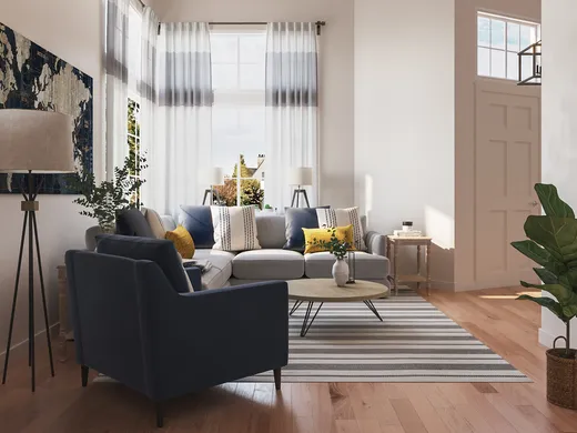 Living Room · Farmhouse designed by Marlene
