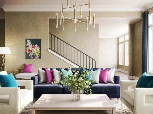 Living Room · Modern designed by Erin
