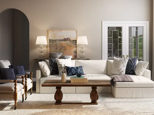Living Room · Contemporary designed by Stacy