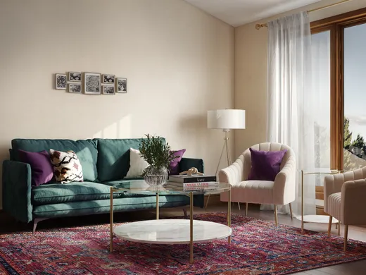Living Room · Eclectic designed by Legacy