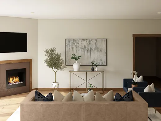 Living Room · Contemporary designed by Han