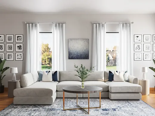 Living Room · Glam designed by Danielle