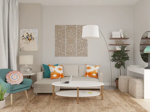 Living Room · Contemporary designed by Amanda