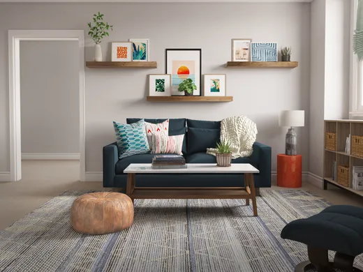 Living Room · Contemporary designed by Lyndsi