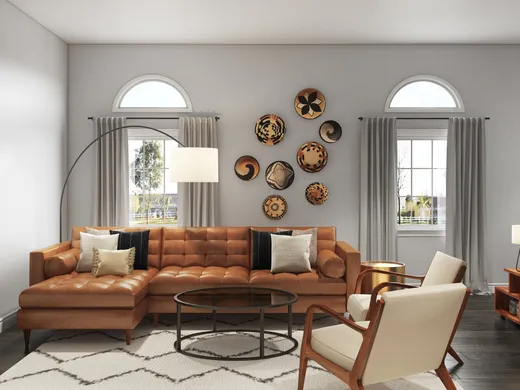 Living Room · Rustic designed by Kayla