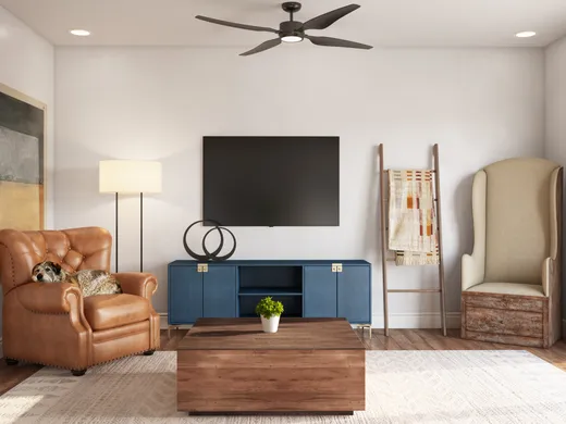 Living Room · Contemporary designed by Erin