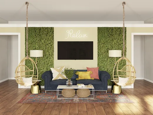 Office · Eclectic designed by Julieta