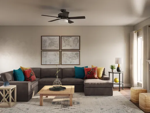 Living Room · Farmhouse designed by Katie