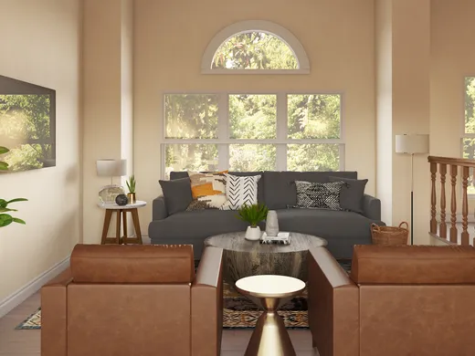 Living Room · Eclectic designed by Emilee