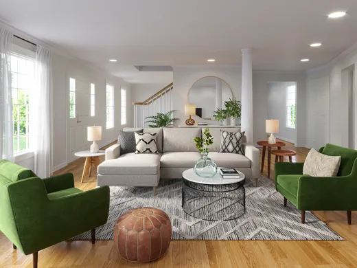 Living Room · Eclectic designed by Kelsey