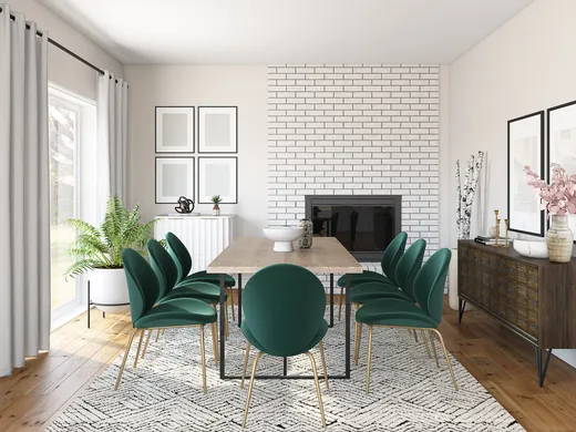 Dining Room · Eclectic designed by Jennifer