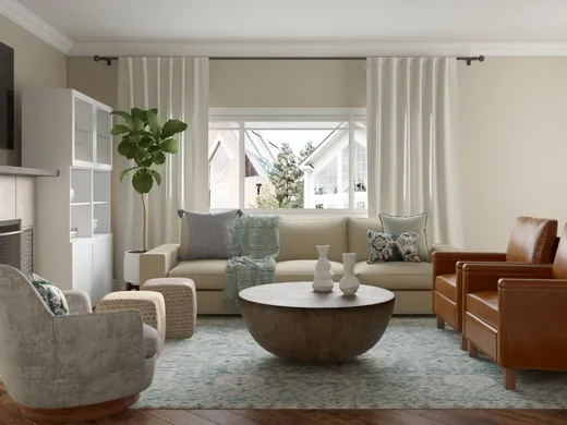 Living Room · Contemporary designed by Robyn
