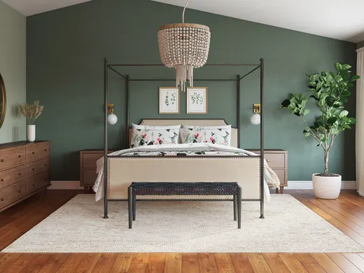 Bedroom · Transitional designed by Megan