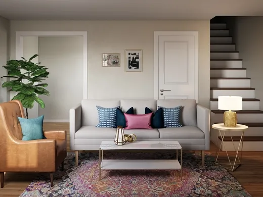 Living Room · Eclectic designed by Laura