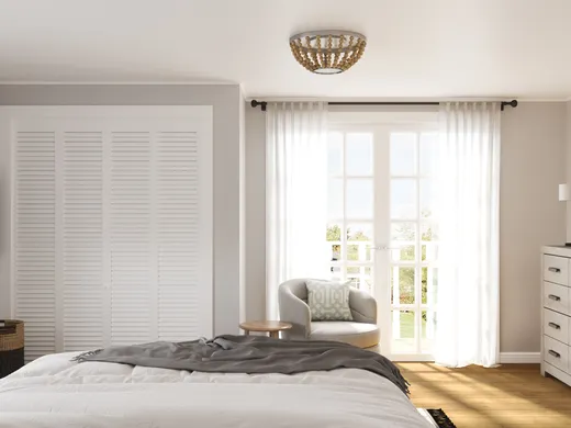 Bedroom · Transitional designed by Sara