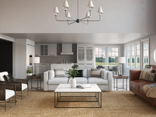 Living Room · Contemporary designed by Anny