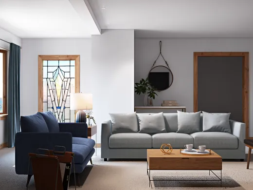 Living Room · Modern designed by Yoseika